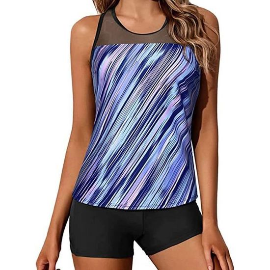 Maillot De Bain Femme Pi Ces Taille Haute Ventre Plat Sexy Push Up Rembourr Bikini T Plage