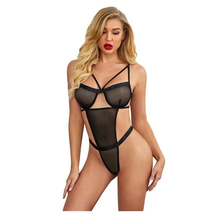 Lingerie sexy une pièce en trois points pour la Saint Valentin pour