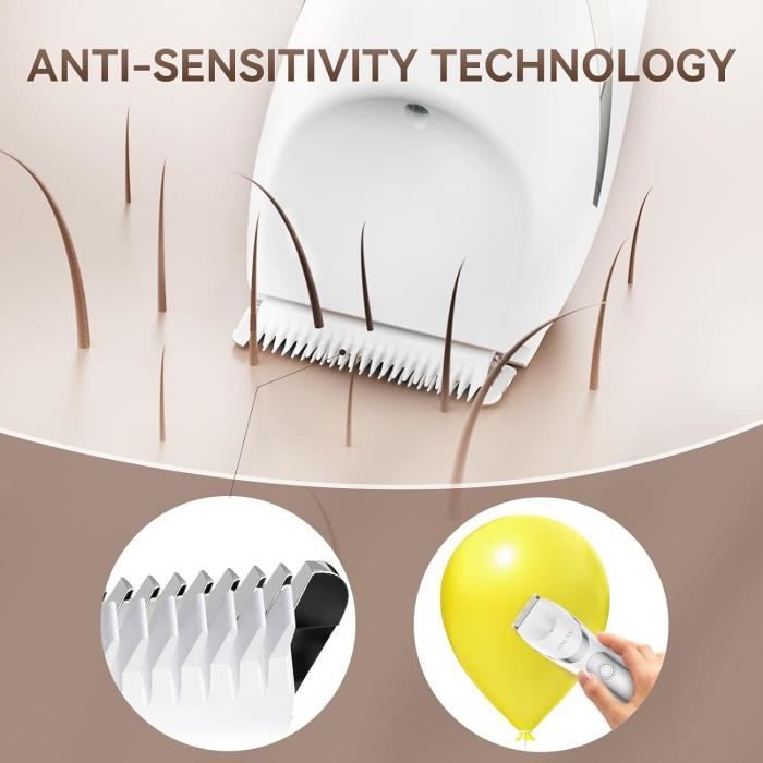 Rasoir Femme Tondeuse Bikini Intime Avec Affichage Led Epilateur Electrique Sec Et Humide