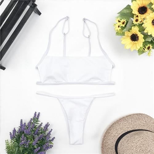 Maillot De Bain Maillot De Bain Br Silien Triangle Pour Femmes Ensemble Deux Pi Ces Bikini