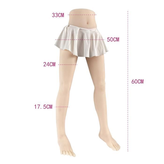 Heseks Longue Jambe Demi Corps R Aliste Pour Hommes Chatte Et Anal