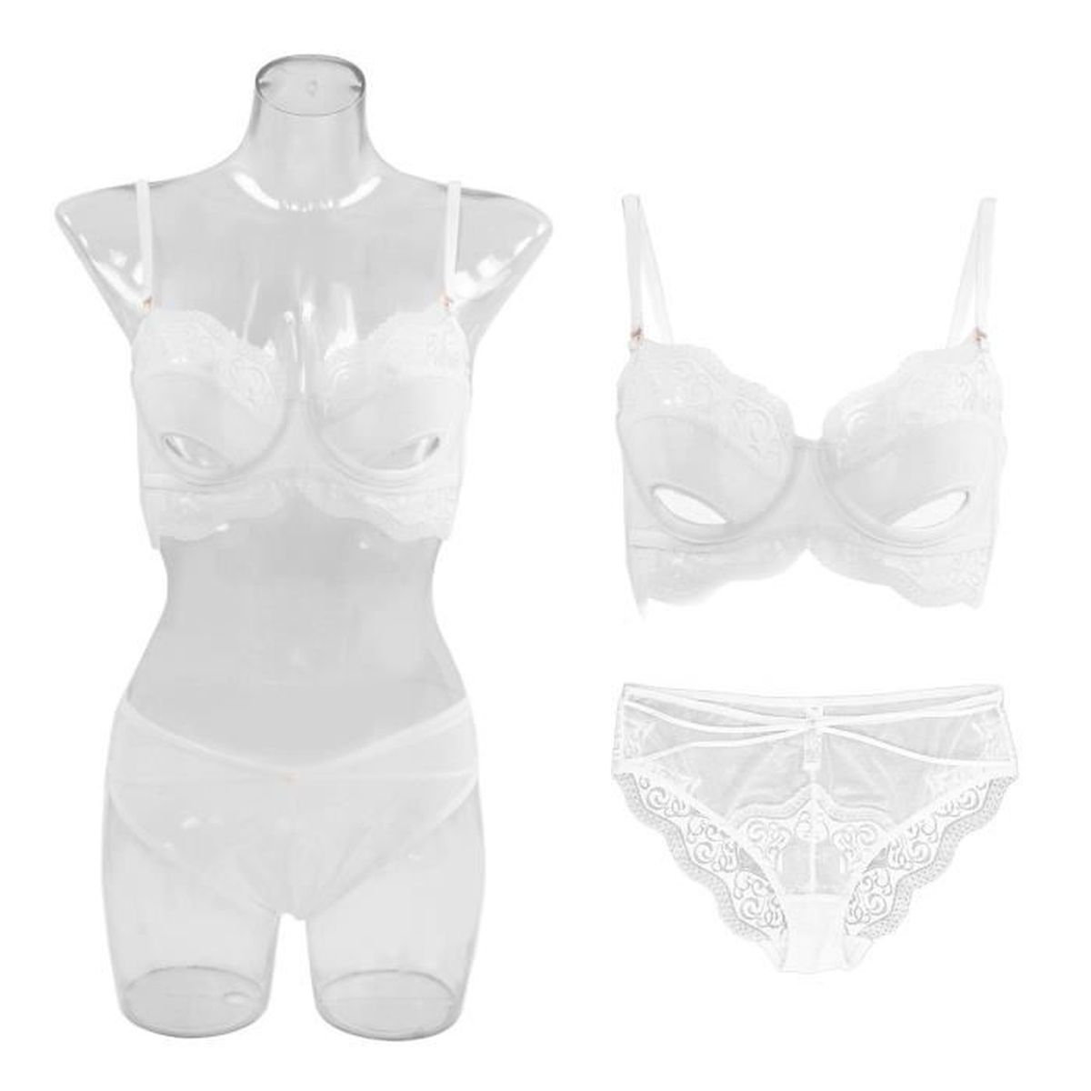 Goo Ensemble De Lingerie Femmes Dentelle Lingerie Ensemble Dame La Mode Doux Respirant