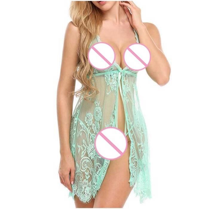 Femmes Fun L Gant Mode Sexy Fronde Lingerie Dentelle Gaze Sous