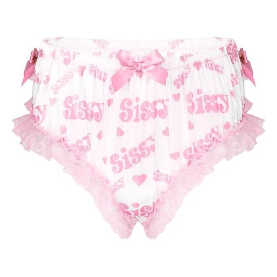 Iefiel Homme Sissy String Lingerie Satin Erotique Sous V Tements