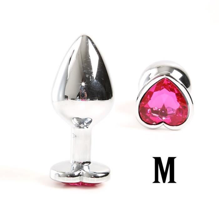 Bouchon Anal Intime En M Tal Avec Bijoux En Cristal Touche Lisse