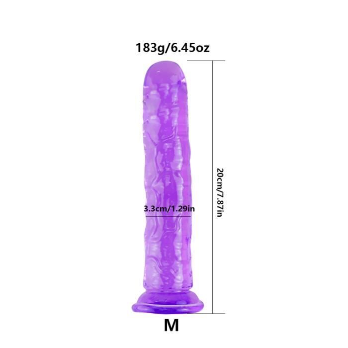 Norme Godemich R Aliste En Silicone Pour Hommes Et Femmes Vagin Anal