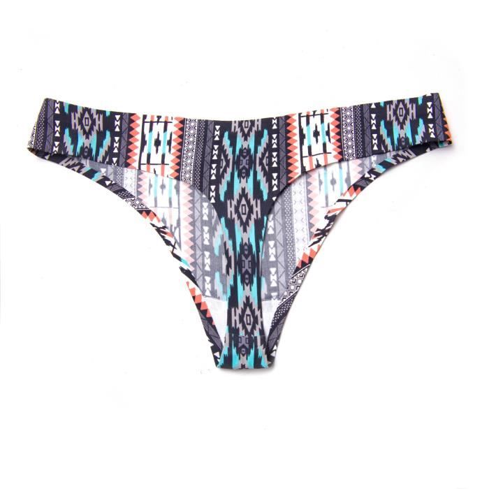 Culotte Slip Lingerie Sexy L Opard Fleurs Pilotes Pour Femmes String G