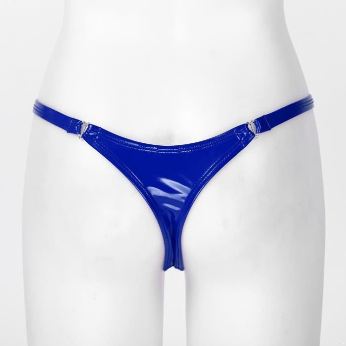 YOOJIA String Sexy Femme Coquine Érotique Slip Taille Basse Culotte Shorties Lingerie de Nuit