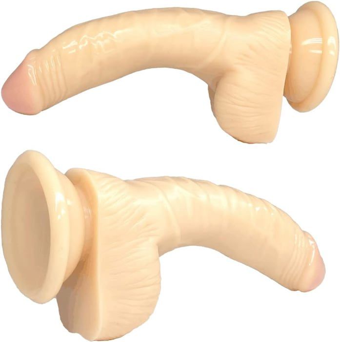 Gode Réaliste pour Femme avec Ventouse Plugs Anals Sex Toýs Vagin Anal