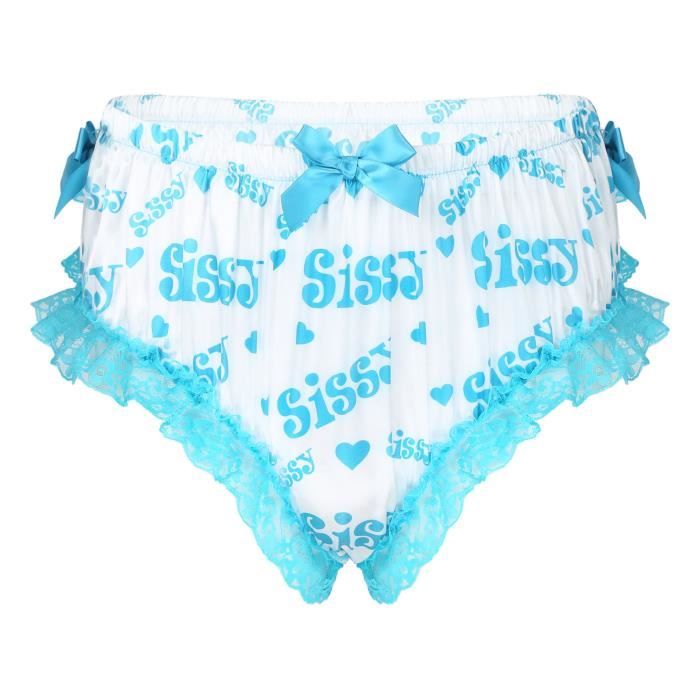 Iefiel Homme Sissy String Lingerie Satin Erotique Sous V Tements