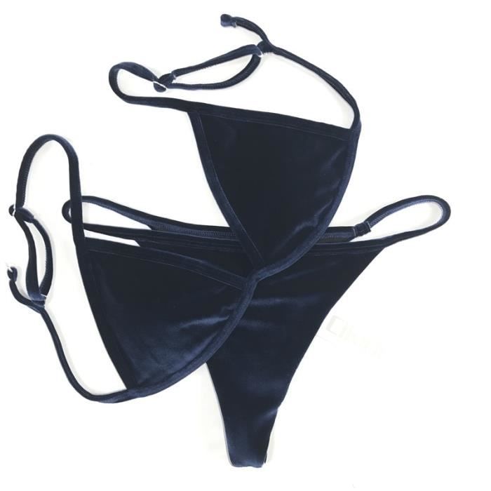 MAILLOT DE BAIN Ensemble Bikini Velours 2020 Femmes Maillot De Bain