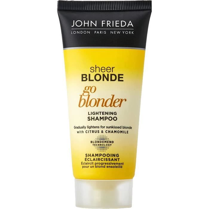 JOHN FRIEDA Sheer Blonde Shampooing Éclaircissant Go Blonder 50 ml