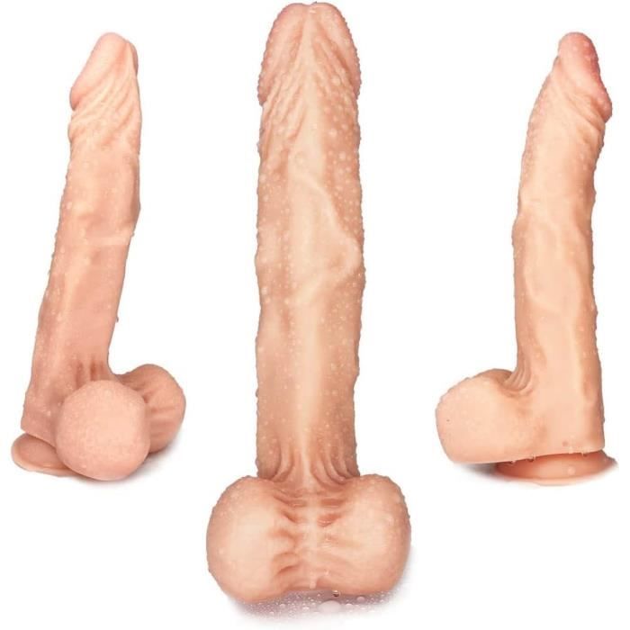 Gode Réaliste Pour Femme Avec Ventouse Silicone Plugs Anals Sex Toýs