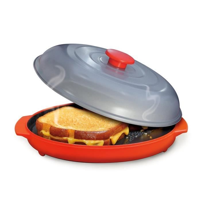 Bac à micro-ondes avec poêle pour gril et cuisinière pour le four de cuisson pour la cuisine
