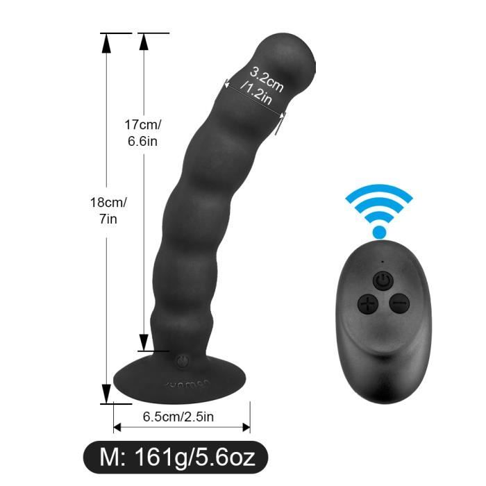 Perles De Massage De La Prostate Plug Anal Vibrant Sextoys Pour Homme