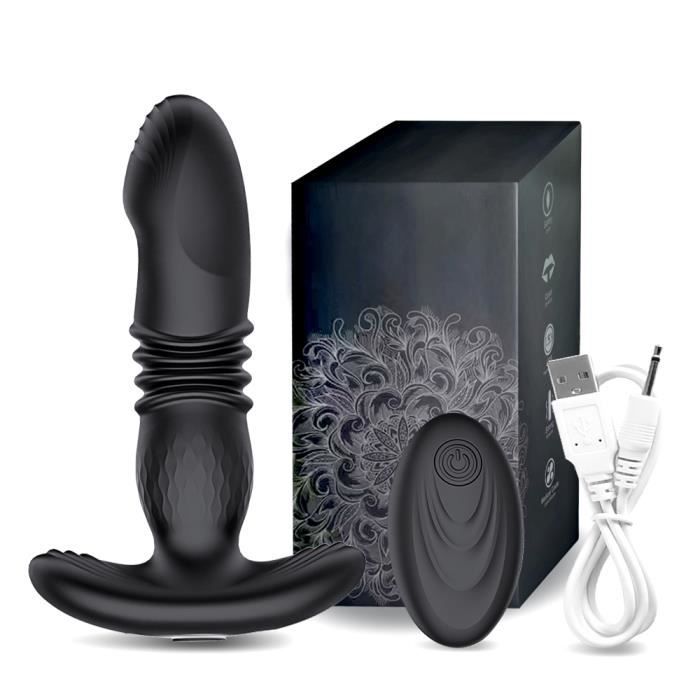Vibromasseur Anal Vibrant T Lescopique Sans Fil Pour Hommes Et Femmes
