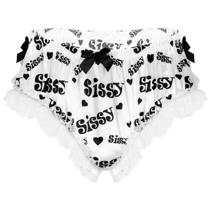 Iefiel Homme Sissy String Lingerie Satin Erotique Sous V Tements