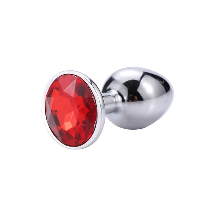 Stimulateur Plug Chapelet Rouge Plug Anal Unisexe Adulte Jouets