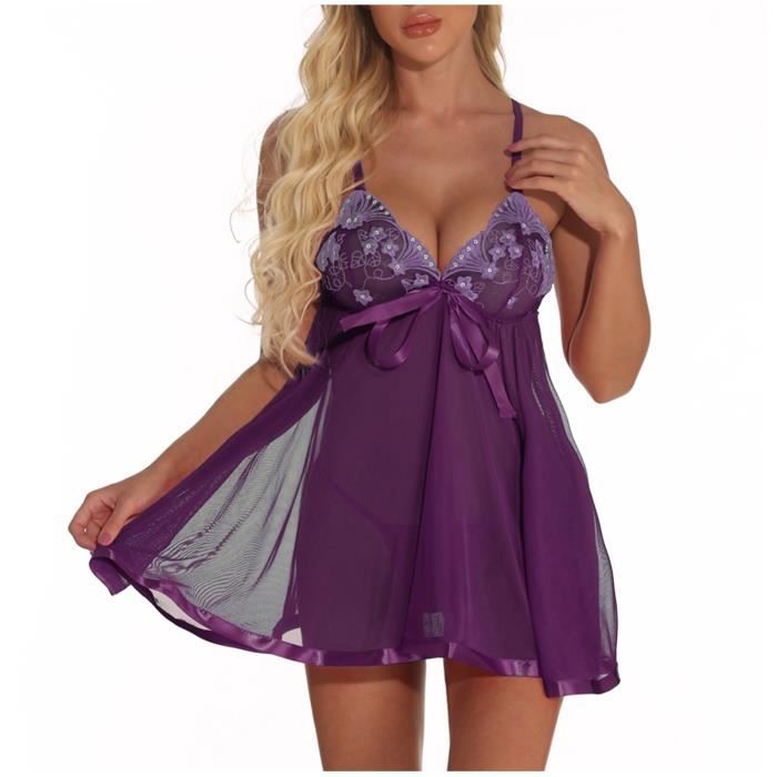 Sexy Plus Size Lingerie Dentelle Bow V Tements De Nuit V Tements De