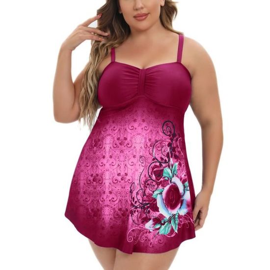 Maillot De Bain Deux Pi Ces Imprim Sexy Bikini Taille Haute Dos Nu Maillot De Bain Ventre