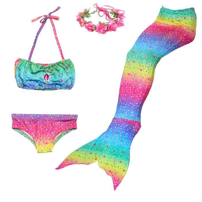 Queue De Sir Ne Pour Nager Pcs D Finit Maillot De Bain Princesse Mermaid Bikini Ensembles