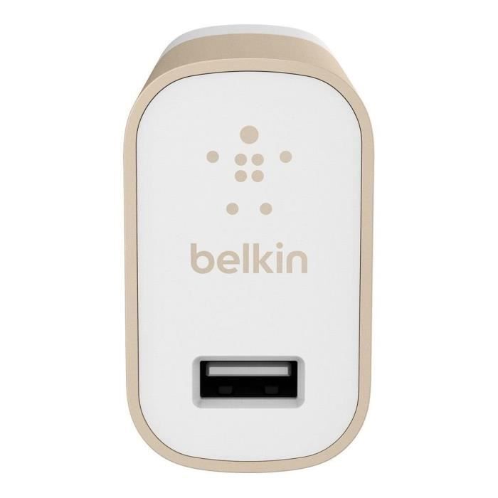 BELKIN Mini chargeur 2,4A - Or