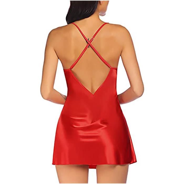 Femmes Fun Mode Élégante Sexy Sling Lingerie Dentelle Gaze Sous