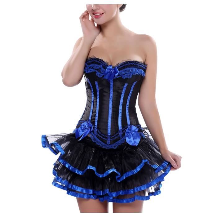 Femmes Lady Sexy Lace Lingerie Striped Zipper Underwear Body Nightdress
