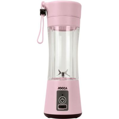 Blender portable - JOCCA - SWEET - 380 ml - 2000 mAh - Avec câble USB - Rose