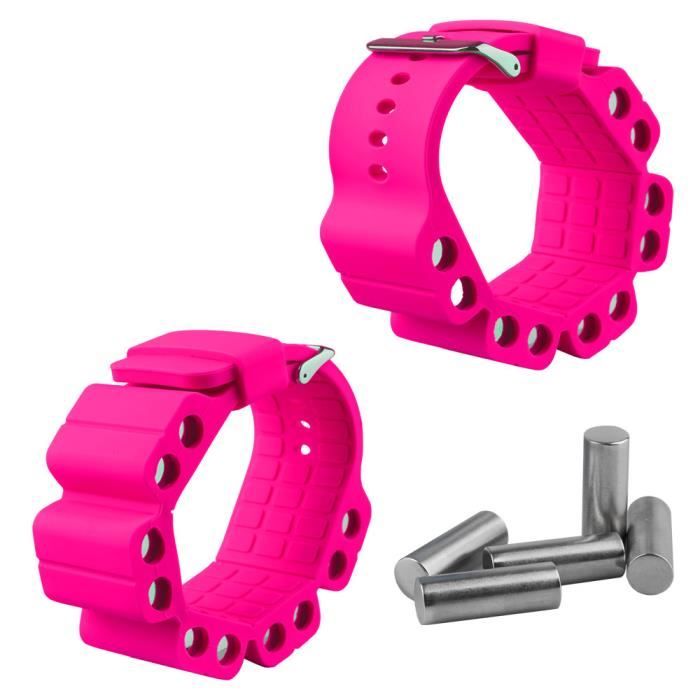 2pcs Poids Bracelets lestés pour Sangles de Réglable Fit Sangle de Poignet Pour Entraînement