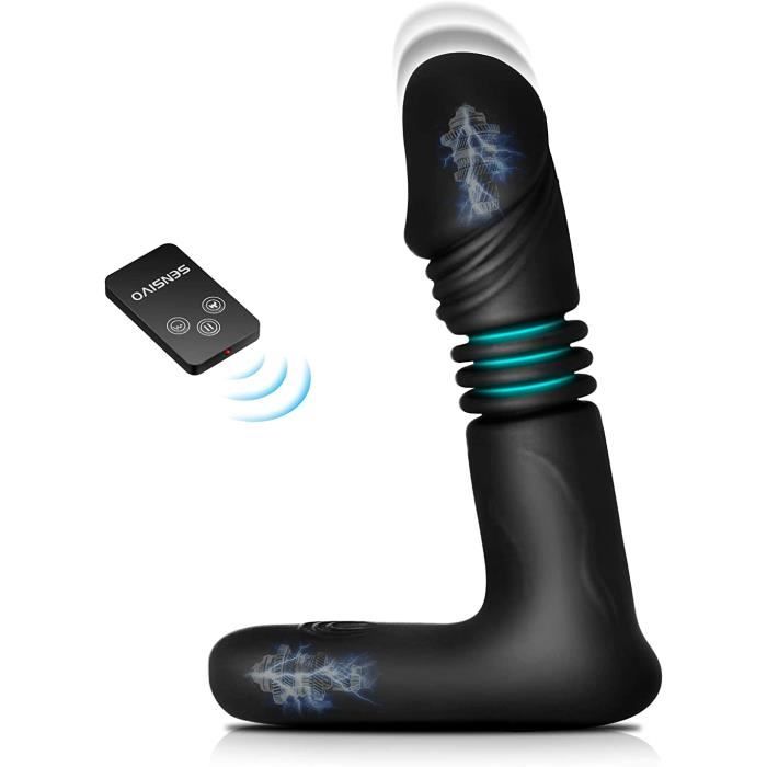 Vibromasseur Anal Poussant Moteurs Rechargeable Niveaux De