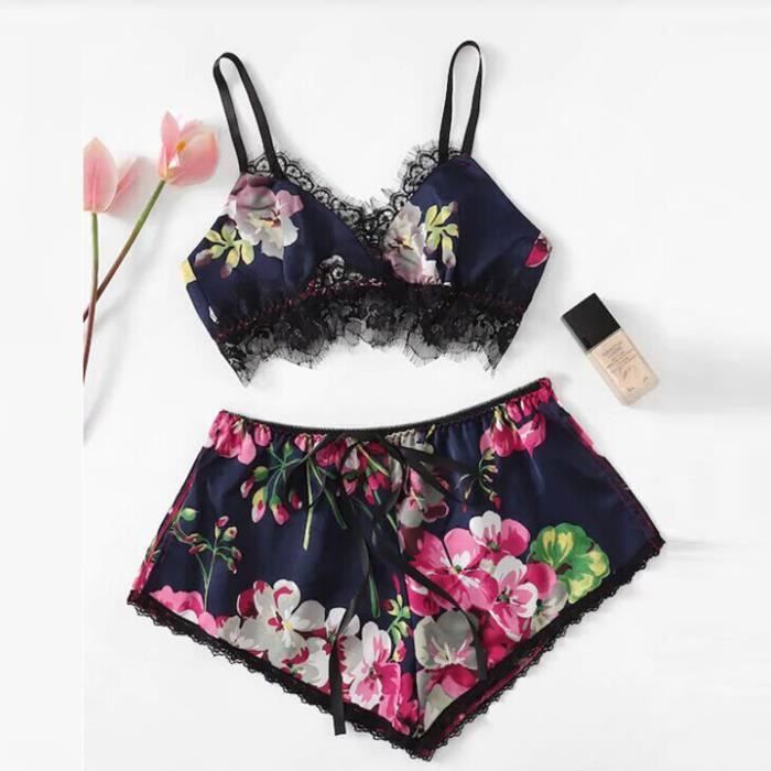Femmes Sexy dentelle Lingerie vêtements de nuit sous vêtements Robe