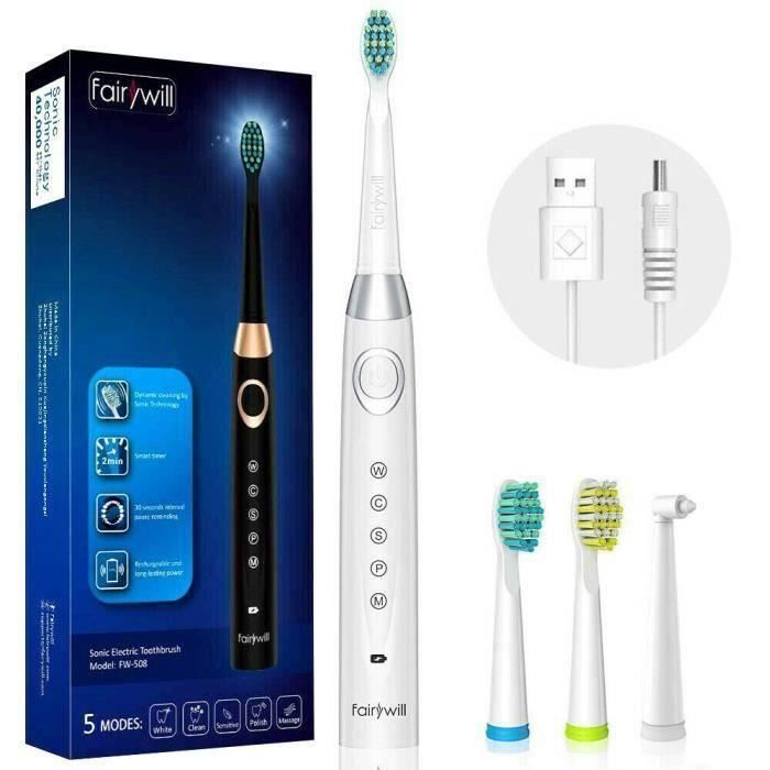 Fairywill FW-508 Brosse à dents électrique - blanc