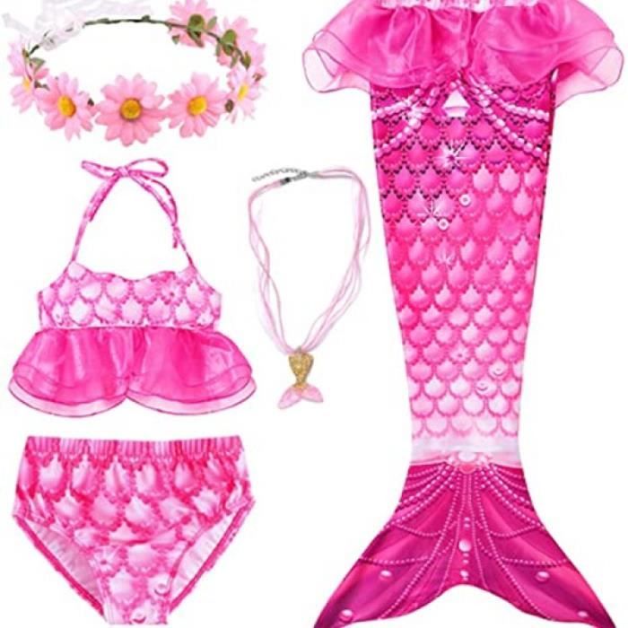 K Pcs Queue De Sir Ne Enfant Fille Pour Nager Bikini Maillot De Bain Sir Ne Queue Princesse