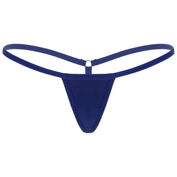 Iiniim Thong String Femme String Ficelle Femme Sexy Rotique Micro Bikini G String Sous