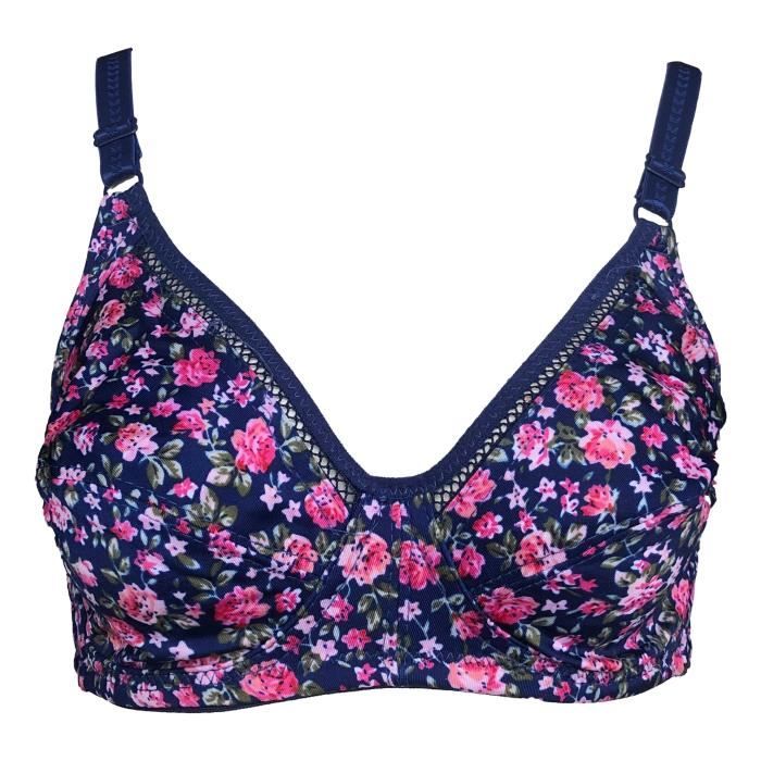 Soutien Gorge B Sans Armatures Bleu Fleurs Liberty Lingerie Femme Bleu Cdiscount Pr T Porter