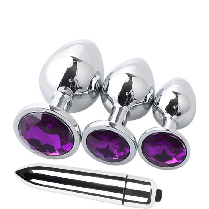 Jouets Sexuels 4 Pcs Base Ronde En Forme Avec La Naissance Bijoux Plugs Anal Mini Jump Eggs