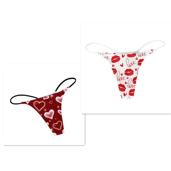 Sous vêtements en string sans couture pour femmes culotte taille basse tongs en coton lingerie