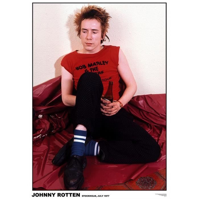 Sex Pistols Johnny Rotten Stockholm X Cm Affiche