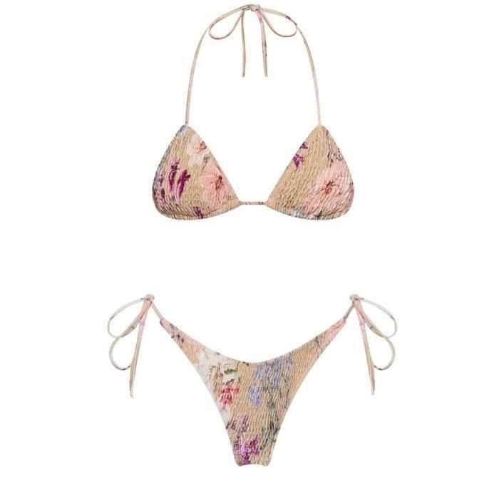 MAILLOT DE BAIN Sexy Triangle Push Up Bikini ensemble brésilien String