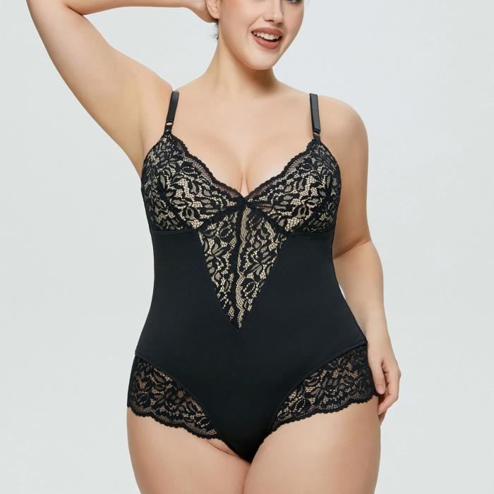 Femmes Lingerie Perspective Dentelle Cran Fil Pissage Sexy Body Sous