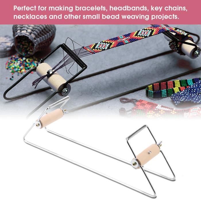 Métier à Perles Métier à Tisser pour Tissage Collier Bracelet Artisanat Bricolage