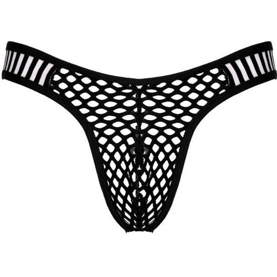 Yizyif Homme Slip R Sille Sexy String Transparent Culotte Fishnet Lingerie Erotique Sous