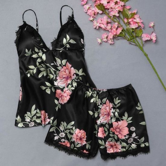 Mode Sexy Fleur Dentelle Vêtements De Nuit Lingerie Tentation Sous Vêtements Combinaison n45413