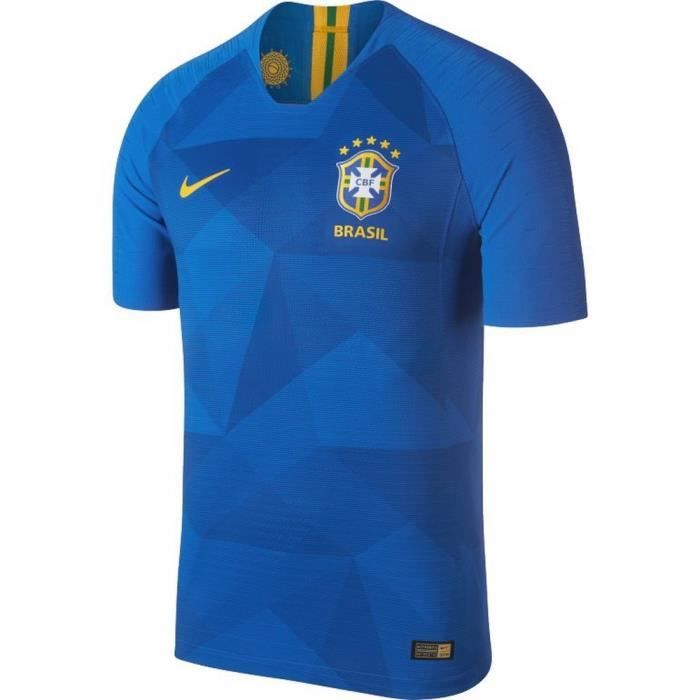 Maillot Authentique Match Nike Homme Brésil Away Saison 2018-2019