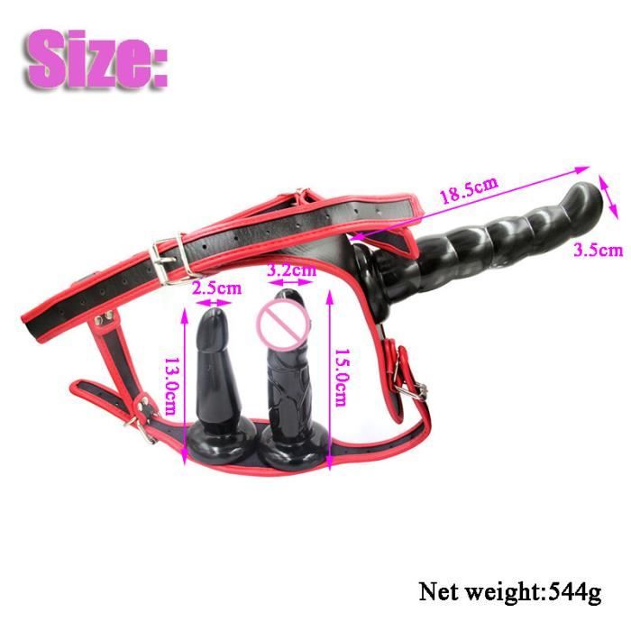 Godemich Et Culotte Double Sangle R Aliste Plug Anal Jeux Pour