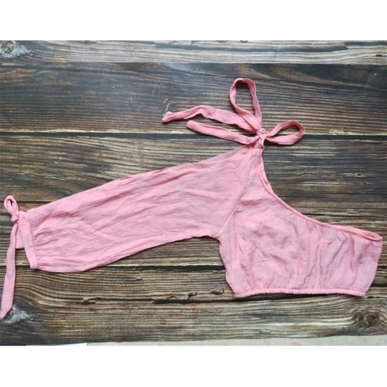 Robe In X Sexy Une Paule Haut De Bikini Noeud Solide Robe De Plage