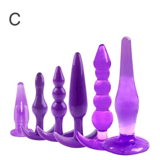C Violet Godemichet Anal En Silicone S R Pour Homme Et Femme