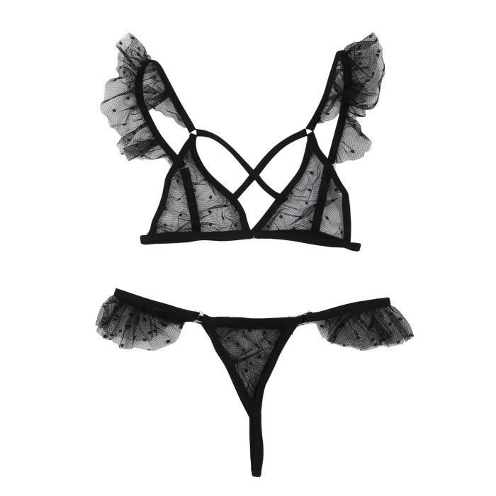 Nouvelles Femmes Plus La Taille De La Lingerie En Dentelle String