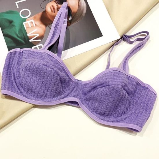 Ensemble Lingerie Femme Couleurs Unies Classiques Pour Un Confort Une